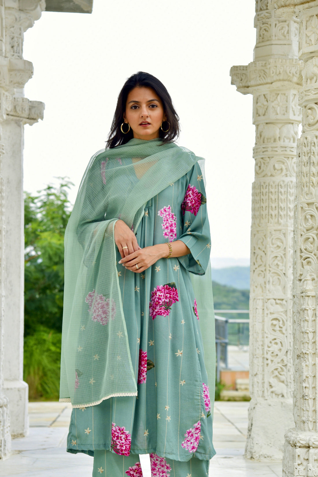 Feronia Kurta and Dupatta