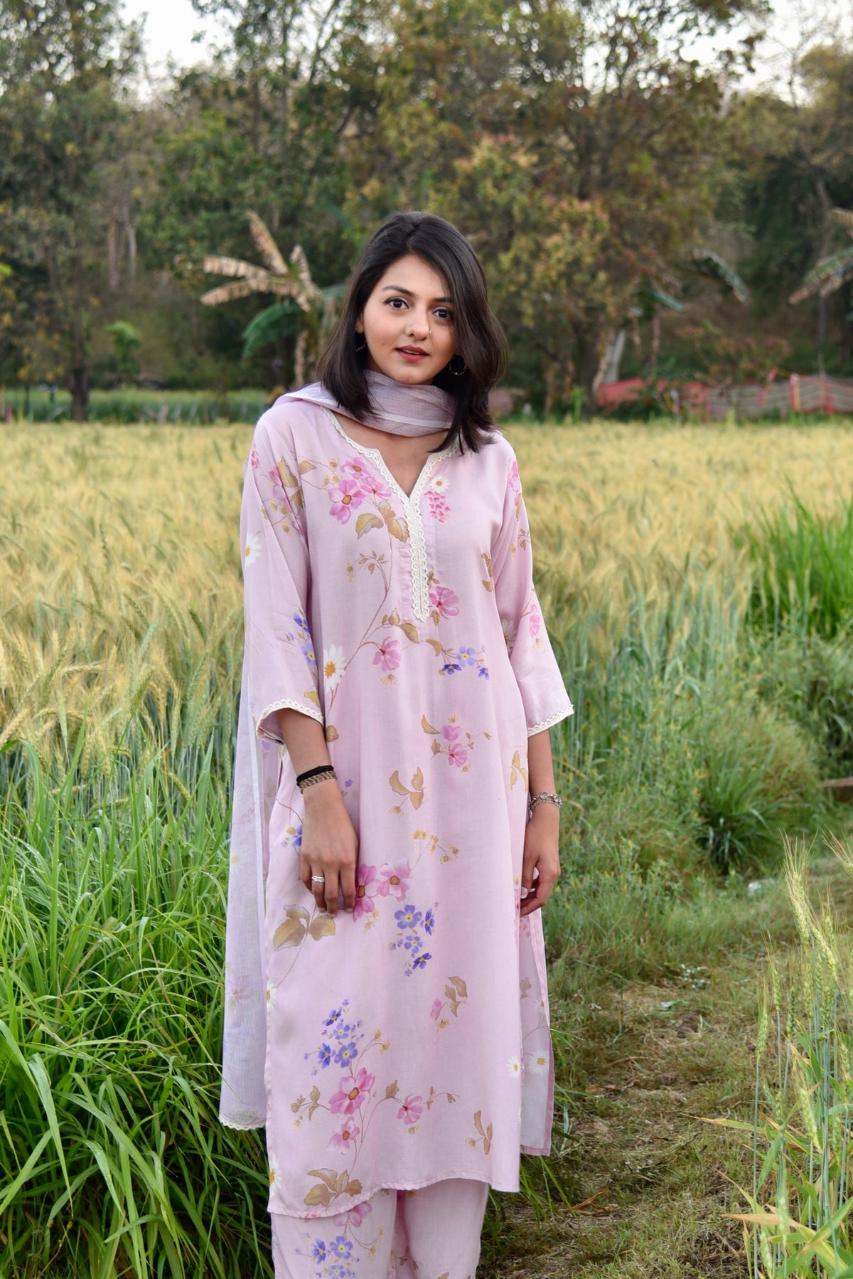 Siene Kurta and Dupatta