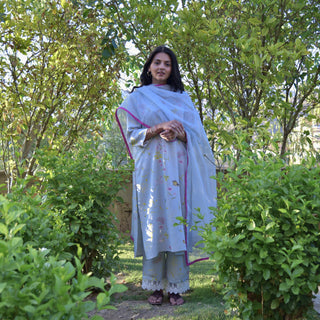 Sylvia Kurta and Dupatta Set Blue