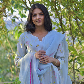 Sylvia Set With Cotton Dupatta