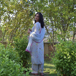 Sylvia Set With Cotton Dupatta