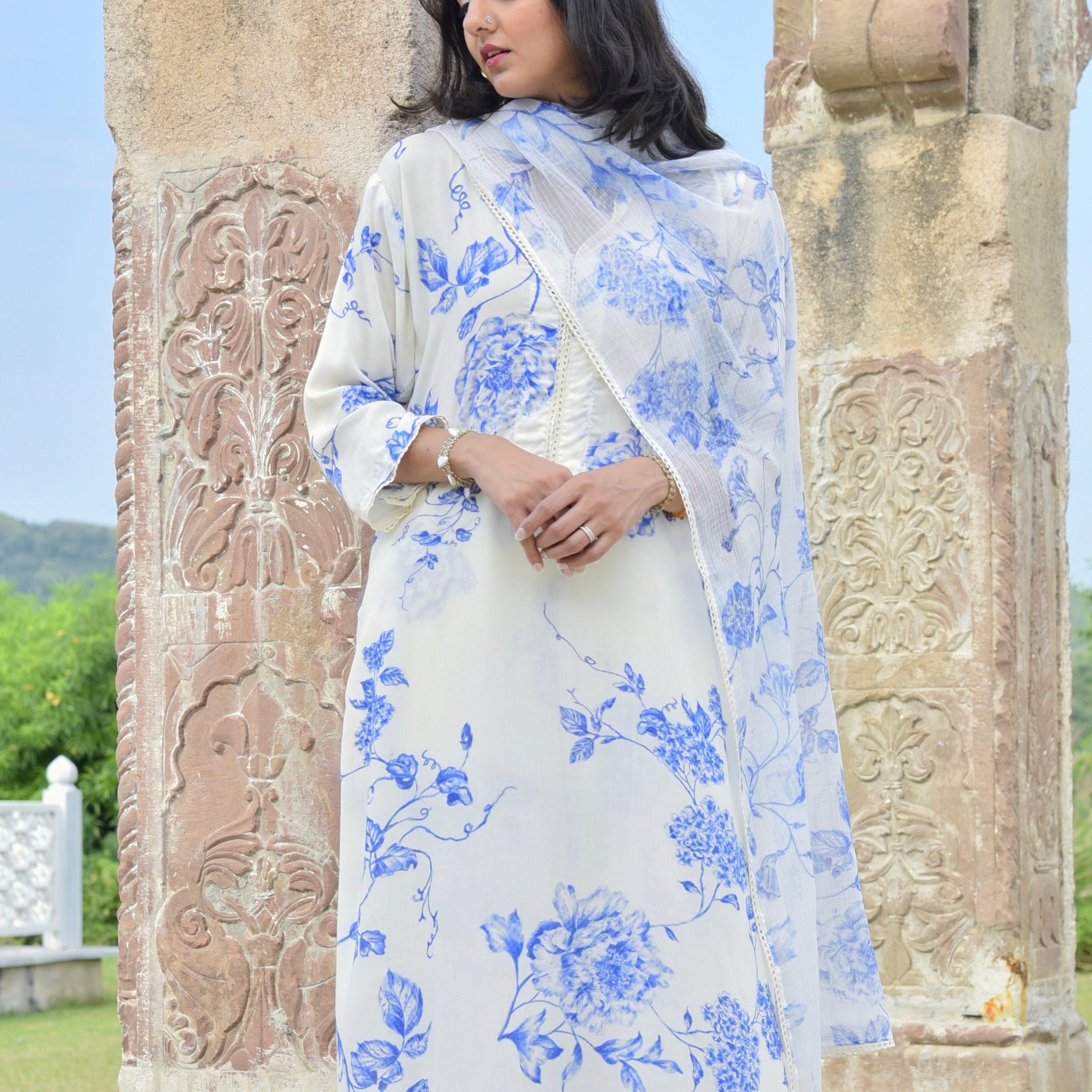 Nora Kurta and Dupatta