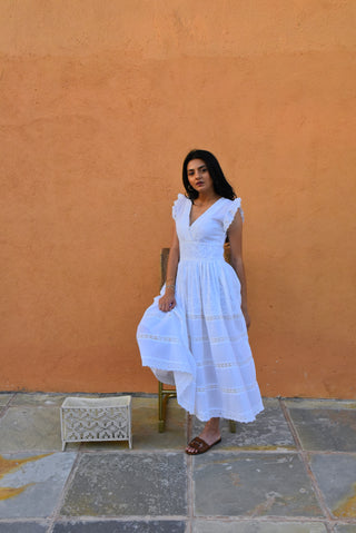 Ivory - White Long Dress