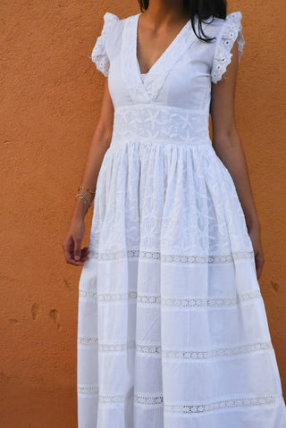 Ivory - White Long Dress