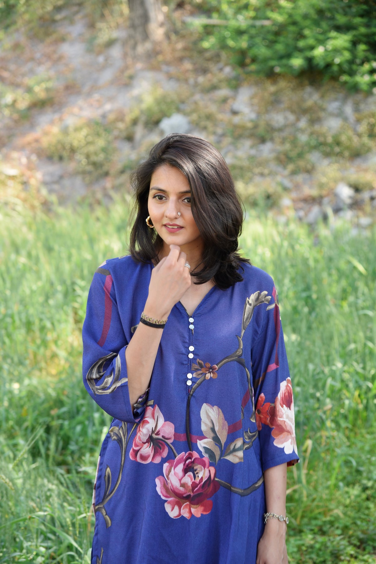 Kaia Short Farshi Kurta Set