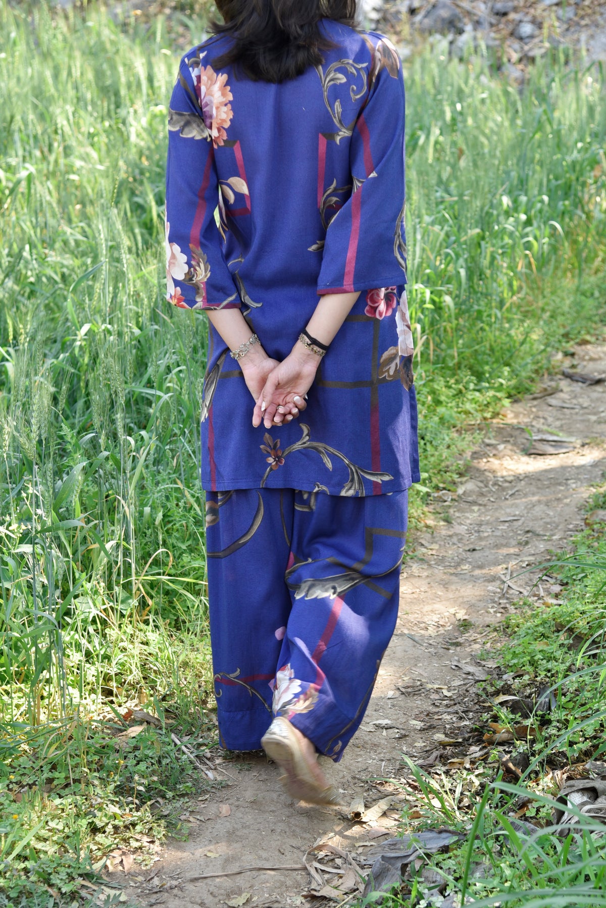Kaia Short Farshi Kurta Set