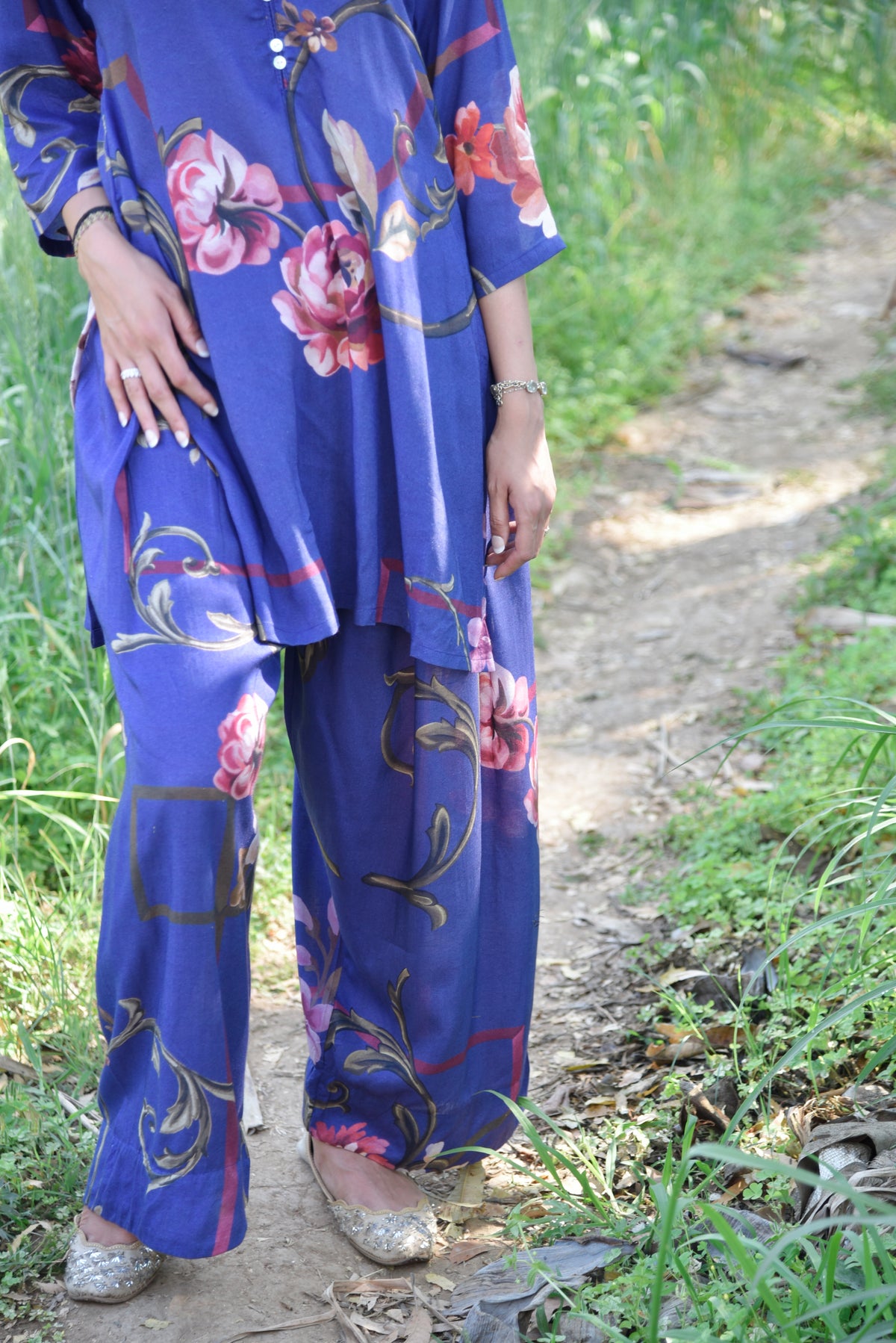Kaia Short Farshi Kurta Set