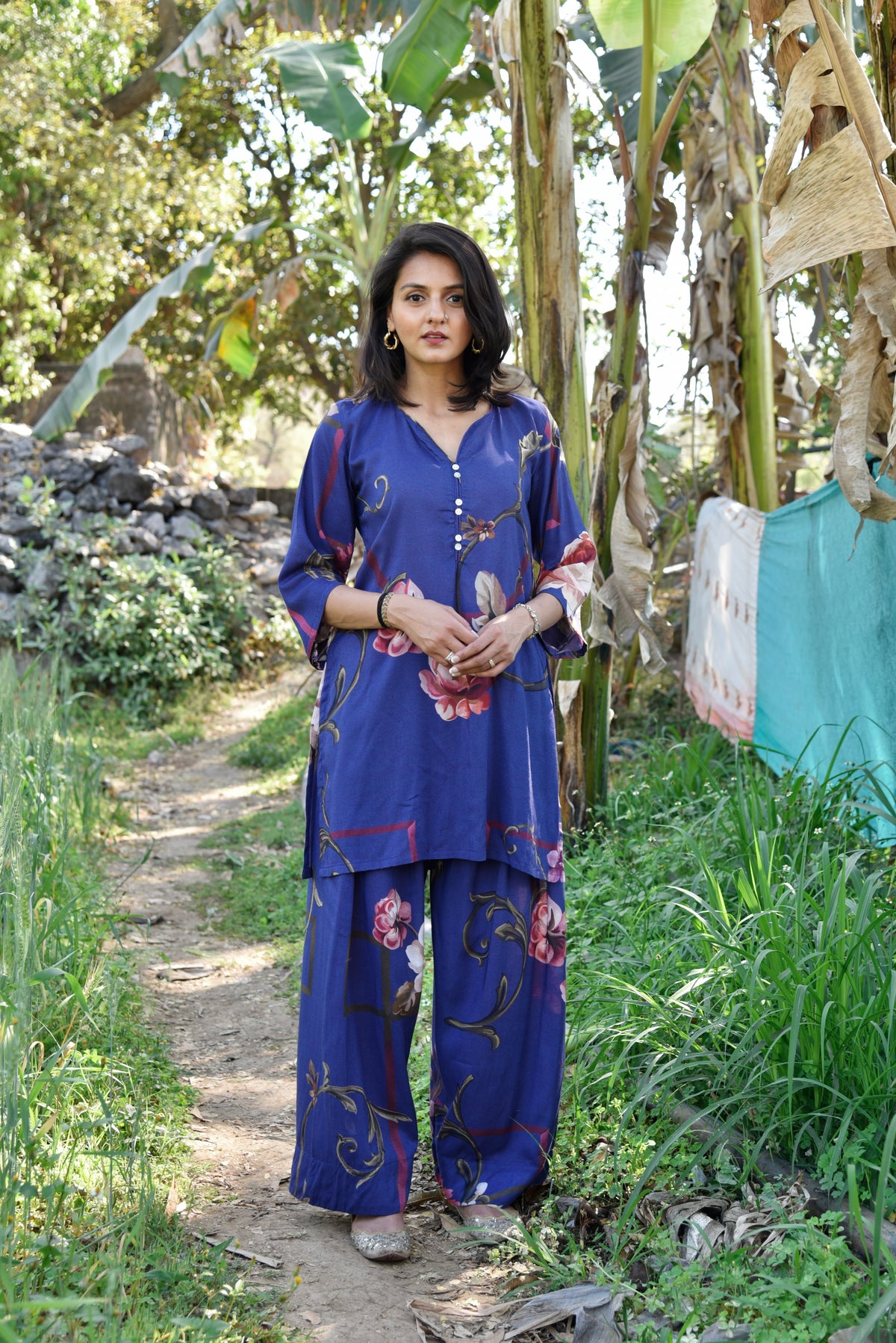 Kaia Short Farshi Kurta Set