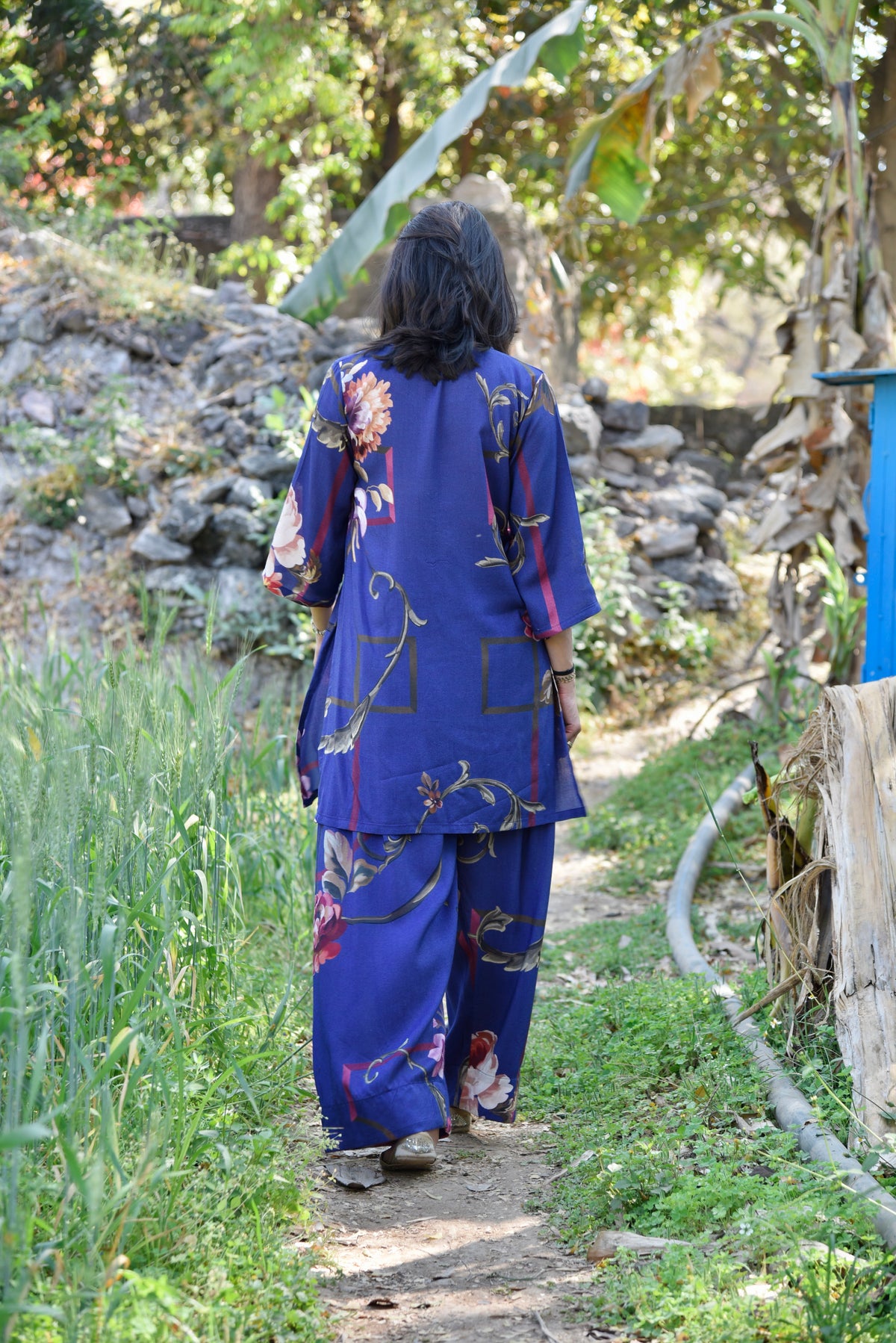Kaia Short Farshi Kurta Set