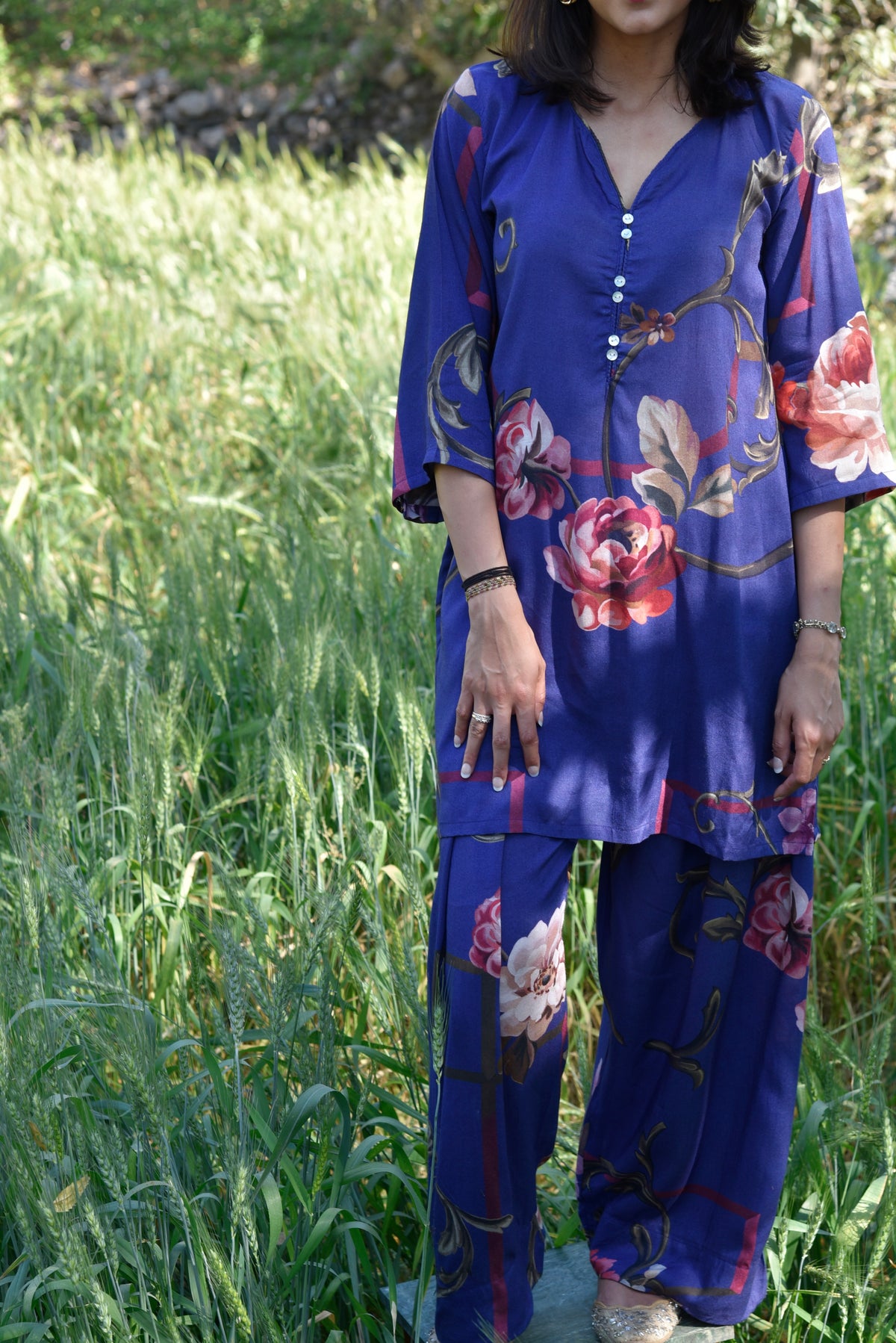 Kaia Short Farshi Kurta Set