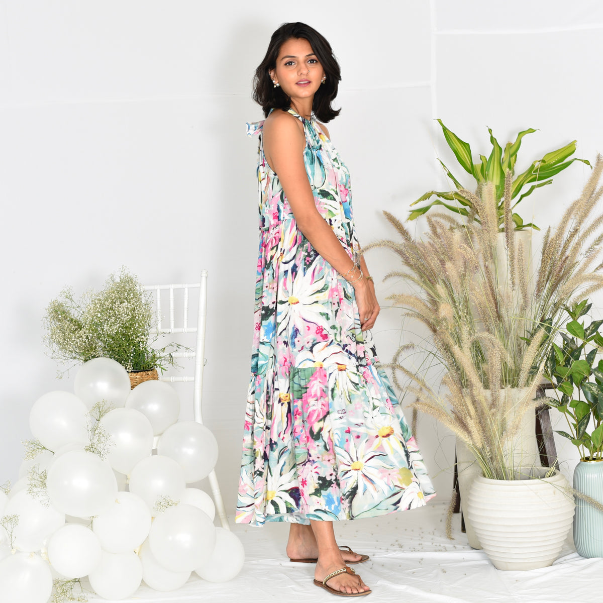 Rosemary Tiered Long Dress
