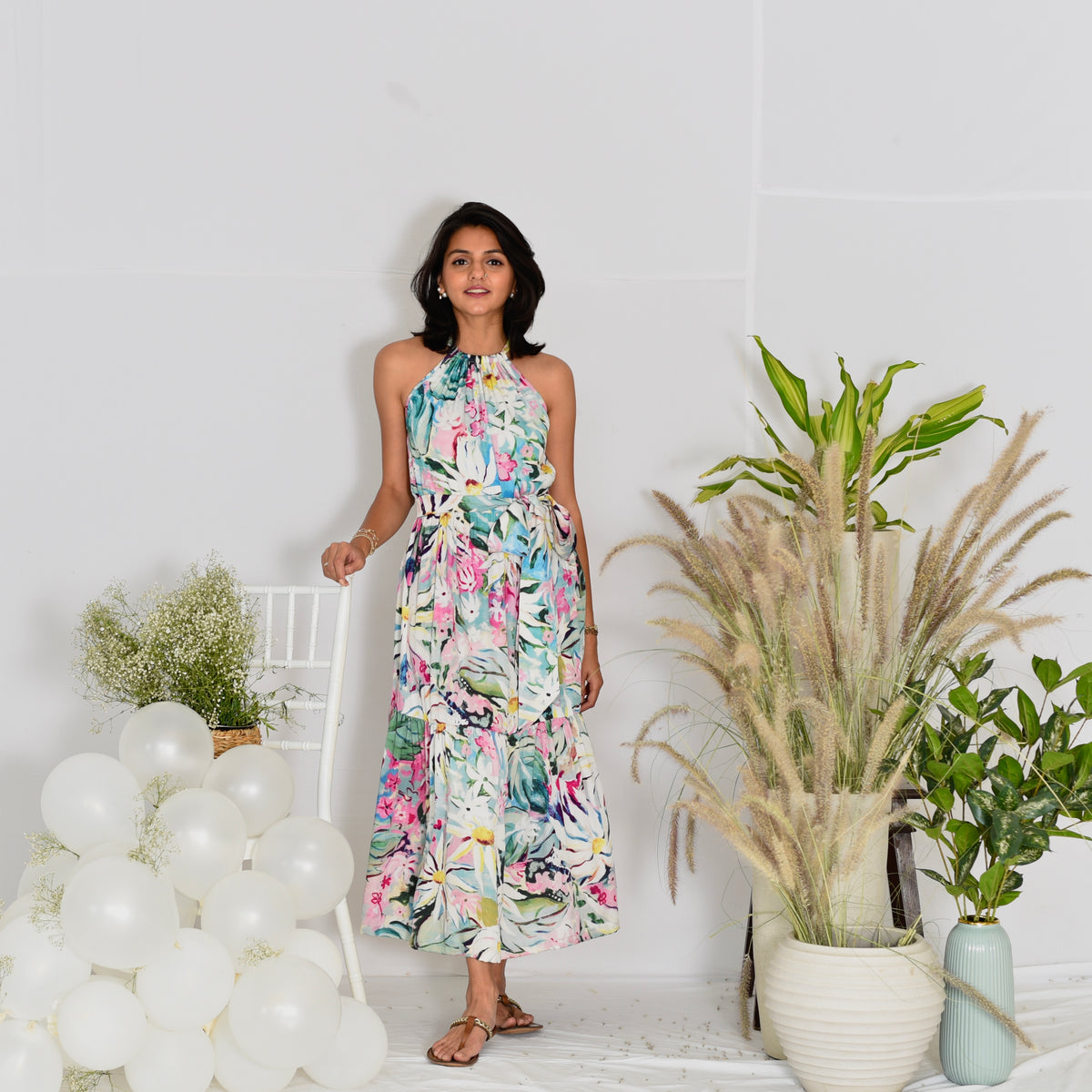 Rosemary Tiered Long Dress